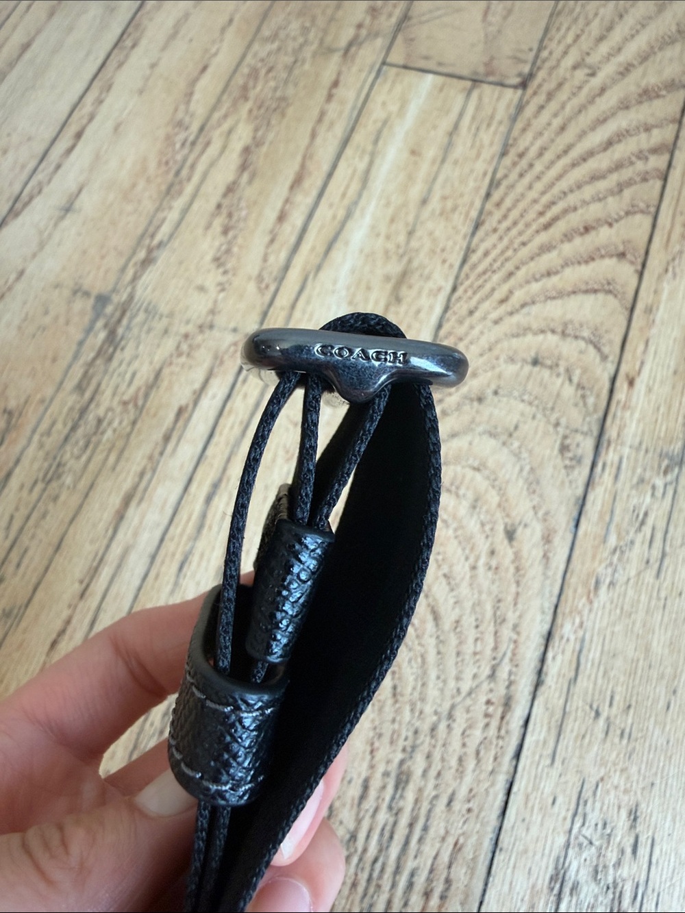 Coach Adjustable Black Crossbody Strap for Men - Picture 3 of 3